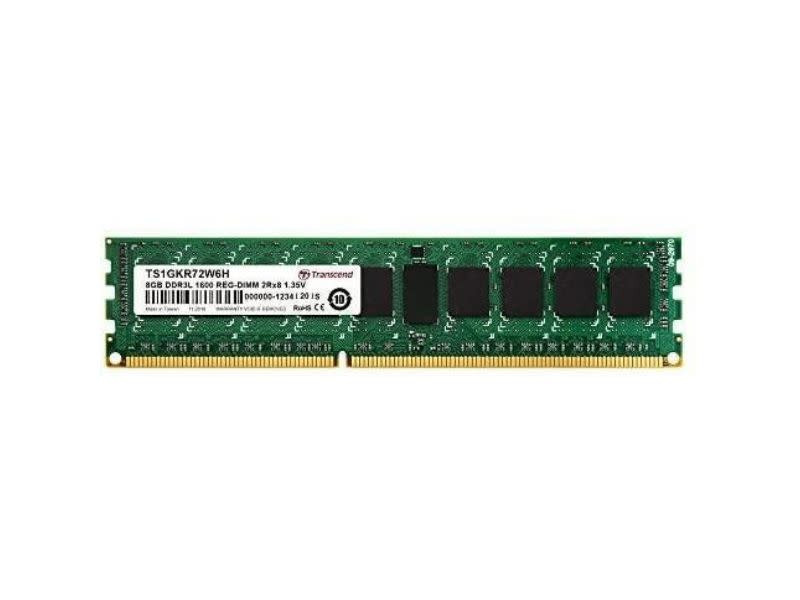 Transcend 8GB DDR3-1600MHz Low Voltage REG Long DIMM Memory Module