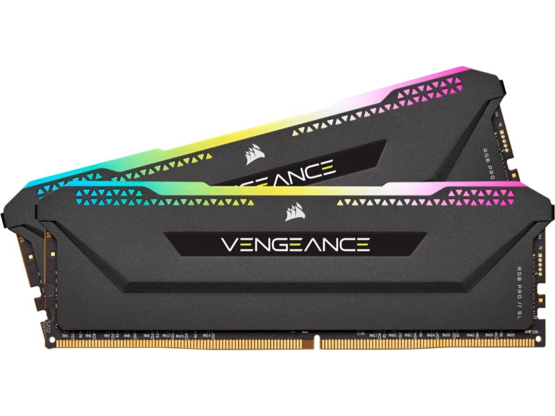 Corsair Vengeance RGB Pro SL 64GB (2 x 32GB) DDR4-3600MHz CL16 Black Desktop Gaming Memory