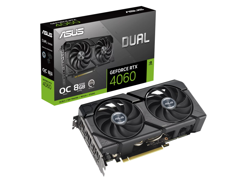 Asus GeForce RTX 4060 Dual Evo OC 8GB GDDR6 Nvidia Graphic Card