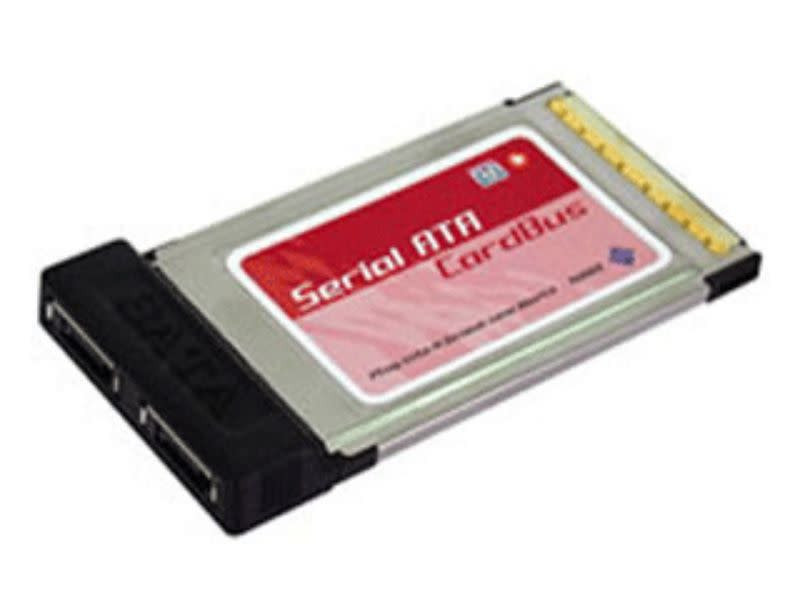 Sunix CBSA20 E-SATA 2-port PCMCIA/Cardbus Card