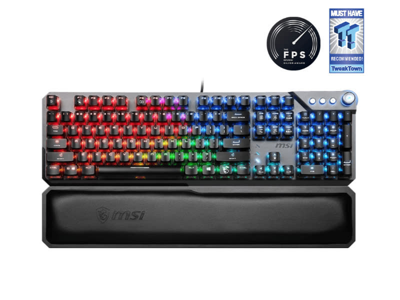 MSI Vigor GK71 Sonic MSI Sonic Red Switch RGB Black Wired Gaming Keyboard