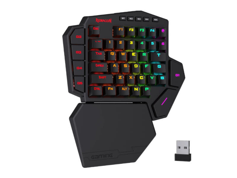 Redragon K585 DITI ELITE RGB One-Handed Black Wireless Mechanical Gaming Keyboard
