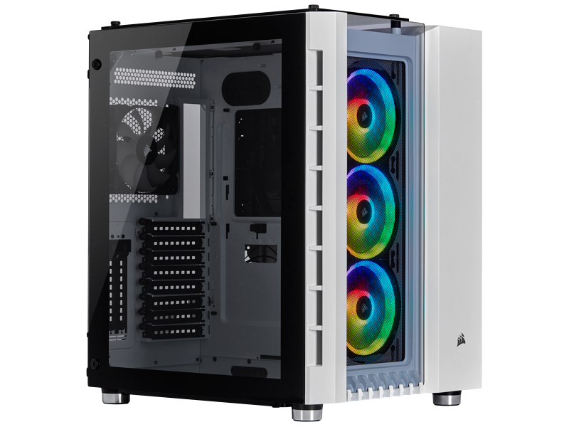 Corsair Crystal Series 680X RGB High Airflow Tempered Glass Smart White Mid Tower Case