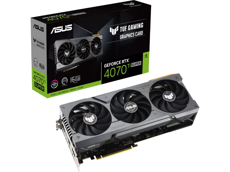 Asus GeForce RTX 4070 Ti Super TUF 16GB GDDR6X Nvidia Graphics Card