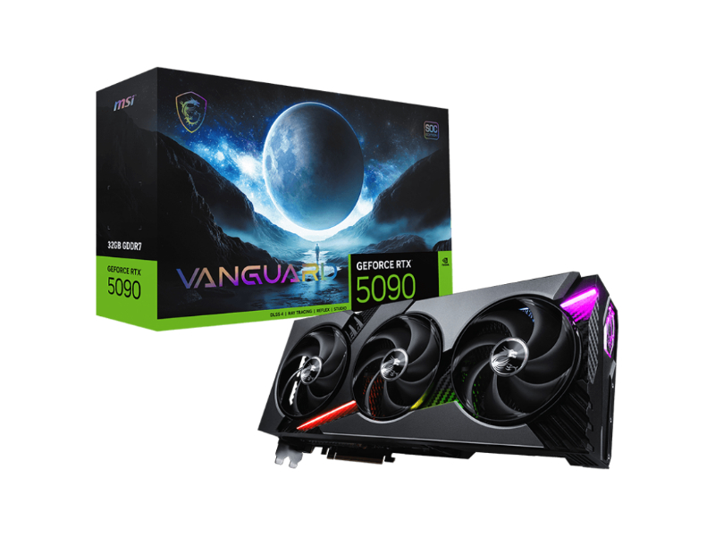 MSI GeForce RTX 5090 Vanguard SOC 32GB GDDR7 Nvidia Graphics Card