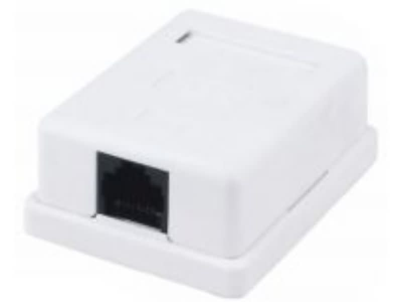 RCT CAT6 Single Port Wall Box