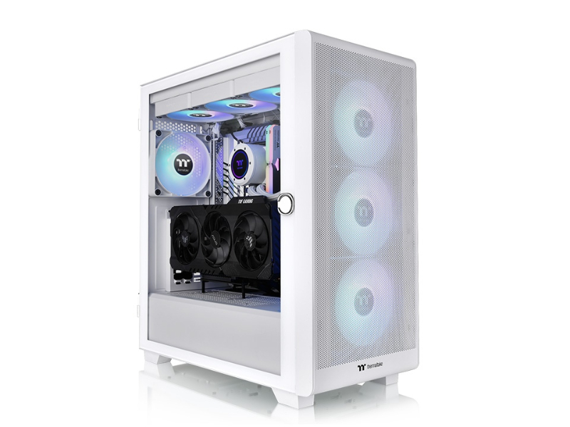 Thermaltake S250 TG ARGB Snow Mid Tower Case