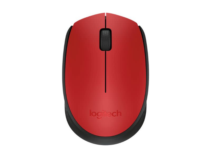 Logitech M171 Red/Black Wireless Mouse