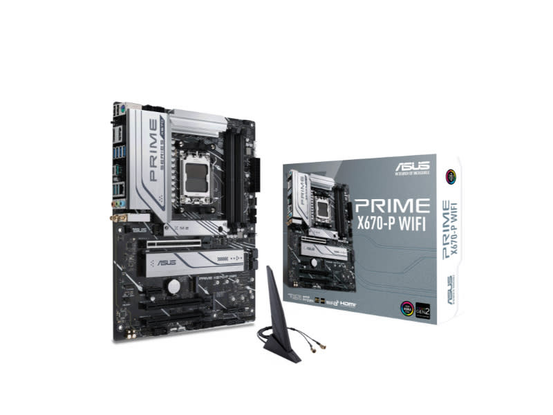 Asus Prime X670-P Wi-Fi AMD AM5 Socket ATX Desktop Motherboard