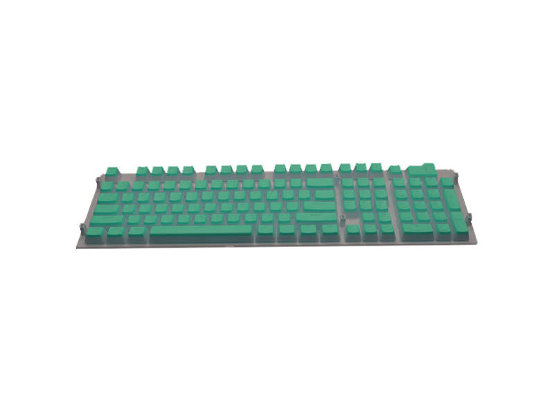 Royal Kludge Cyan Doubleshot PBT Pudding Keycaps for Mechanical Keyboard