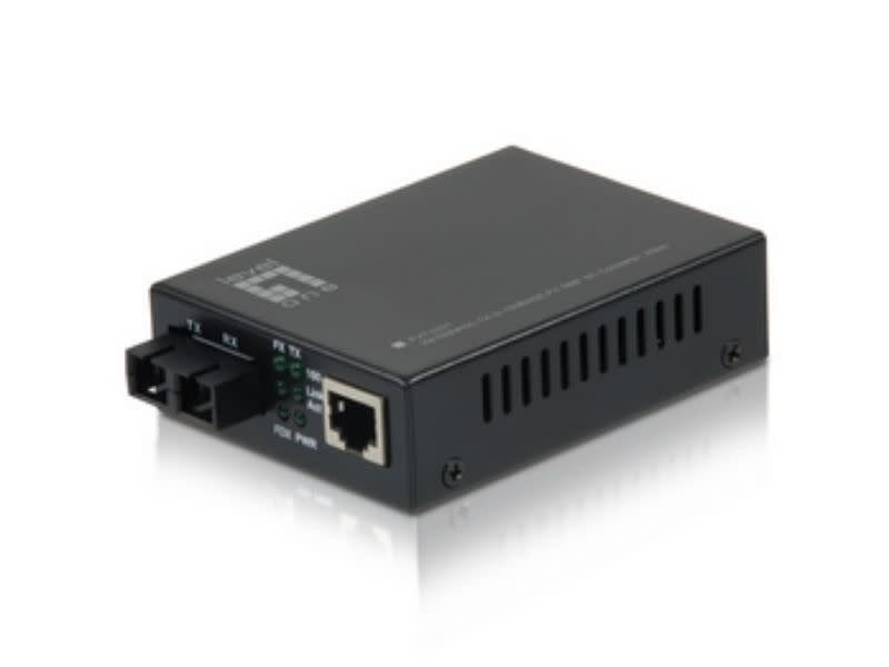 Level1 Media Converter Single-Mode Fast Ethernet 20KM RJ45-Duplex SC
