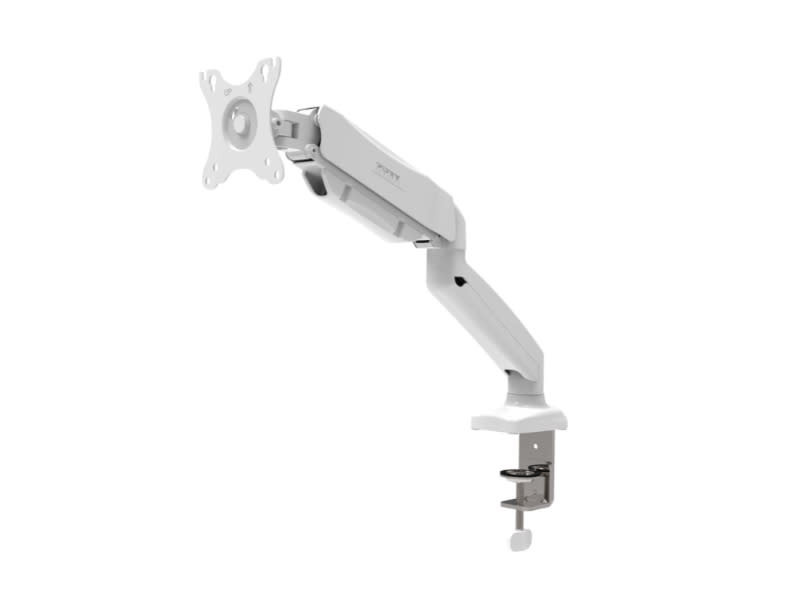Port Monitor Arm VESA Single Screen - White