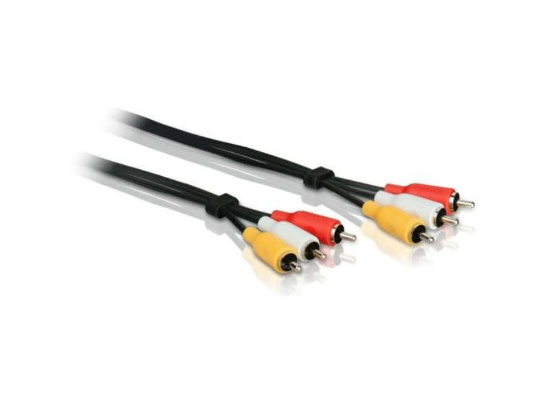 Philips 100 Series 1.5m 3RCA - 3RCA Composite A/V Cable