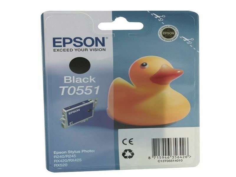 Genuine Epson Black T0551 Ink Cartridge (8ml)