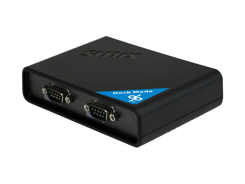 Sunix DevicePort Dock Mode Powered COM Ethernet enabled 2-port RS-232 Port Replicator