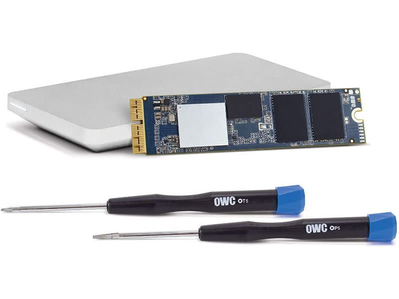OWC Aura Pro X2 240GB PCIe NVMe SSD and Envoy Pro Enclosure Kit for MacBook Pro and MacBook Air