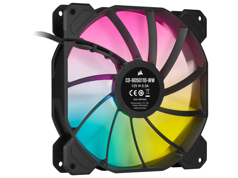 Corsair iCUE SP140 RGB ELITE Performance 140mm PWM Fan — Single