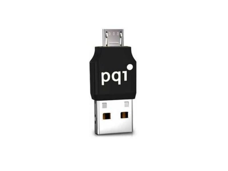 PQi Connect 203 Black Flash Drive Type miCro-reader for micro-SDHC/SDXC