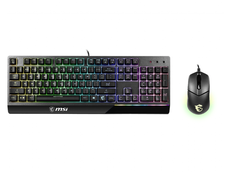 MSI Vigor GK30 RGB Keyboard & Mouse Combo (Includes GK30 Keyboard & GM11 Mouse)