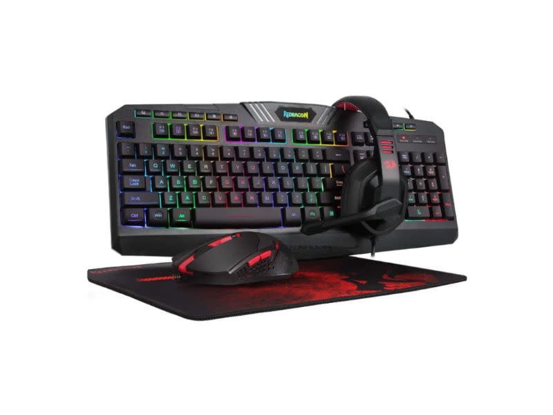 Redragon 4IN1 Gaming Combo Mouse|Mouse Pad|Headset|Keyboard