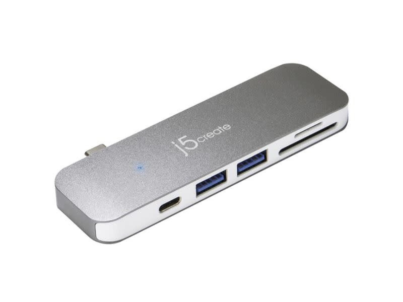 j5create JCD388 USB Type-C UltraDrive Mini Dock 6-in-1