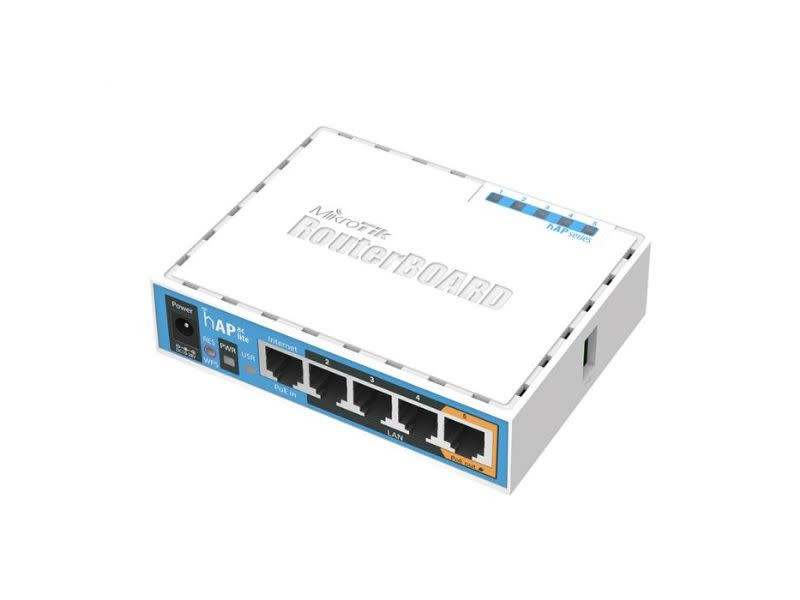 MikroTik hAP ac Lite Dual Band 5 Port Ethernet WiFi Router