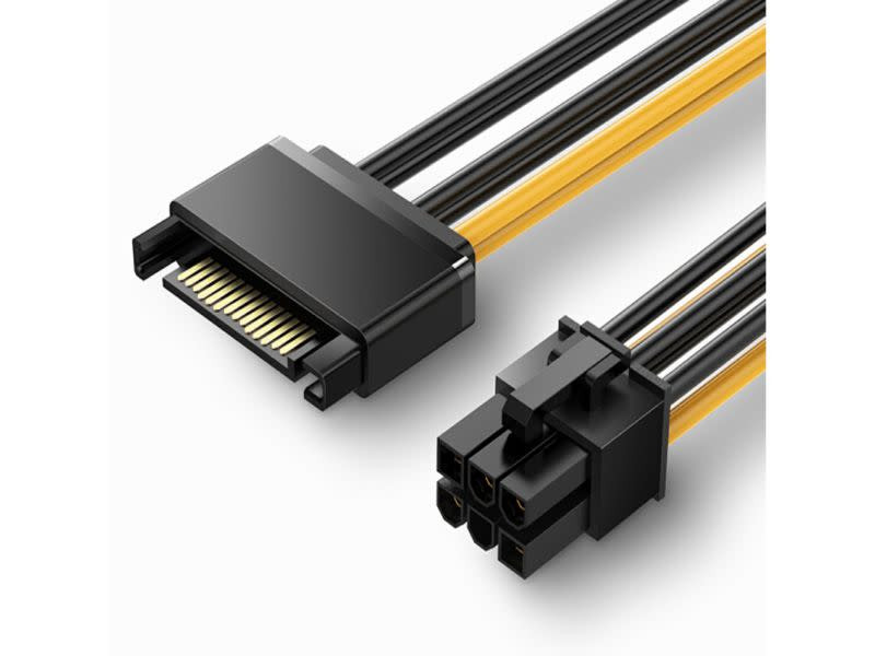UGreen SATA 15-pin to PCI-E 6-pin Power Adapter