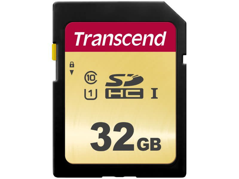 Transcend 500S 32GB UHS-I SDHC Memory Card