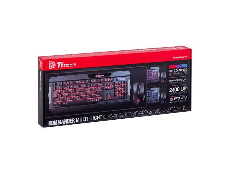 Thermaltake Commander Combo Keyboard and Mouse LED Gaming Combo