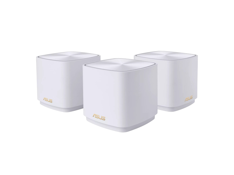 Asus ZenWiFi XD4 Plus AX1800 Wi-Fi 6 White Mesh System - 3 Pack