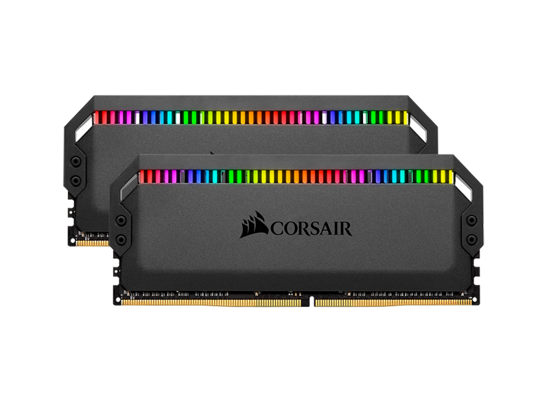 Corsair Dominator Platinum RGB 32GB (2 x 16GB) DDR4-3600MHz CL18 Black Gaming Desktop Memory