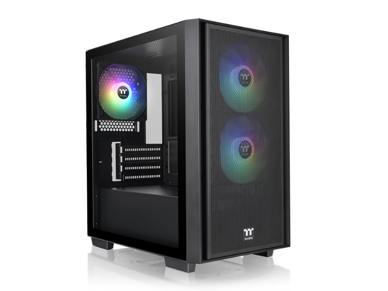 Thermaltake Versa H16 TG ARGB Micro Tower Desktop PC Case