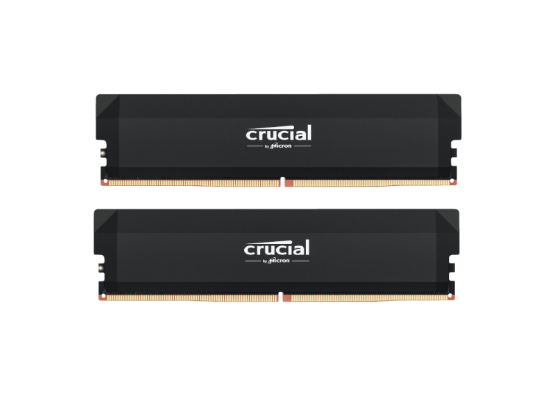 Crucial Pro 32GB (2 x 16GB) DDR5-6000MHz CL36 Black Desktop Memory