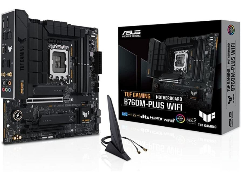 Asus TUF Gaming B760M-Plus WiFi DDR5 Micro-ATX Intel Motherboard