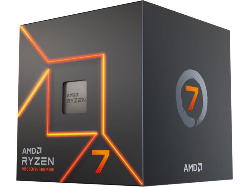 AMD Ryzen 7 7700 8 Core 16 Thread 3.8GHz Base 5.3GHz Boost AM5 Socket Desktop Processor