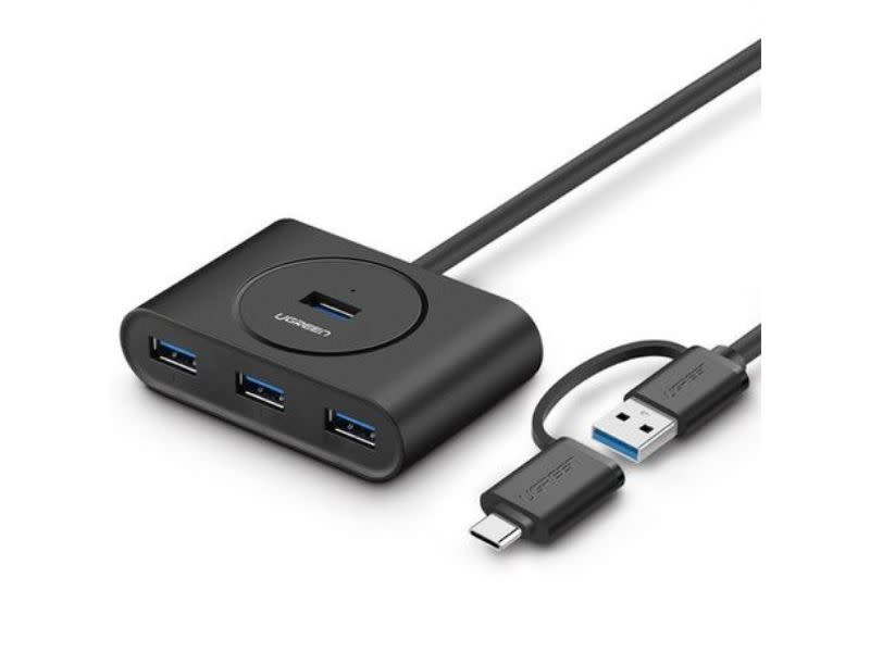 Ugreen 4Port USB 3.0 Hub With UBSC OTG Adapter