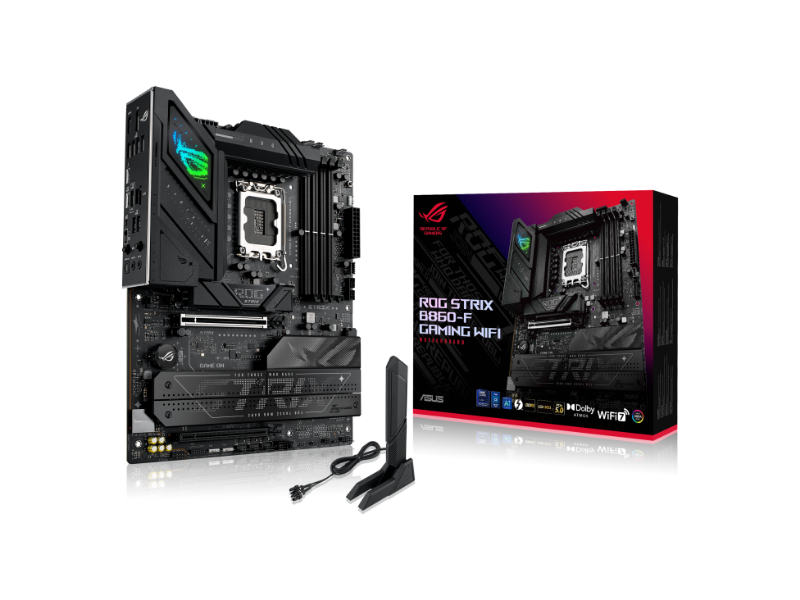 Asus ROG B860-F Strix Gaming Wi-Fi Intel LGA1851 Socket ATX Desktop Motherboard