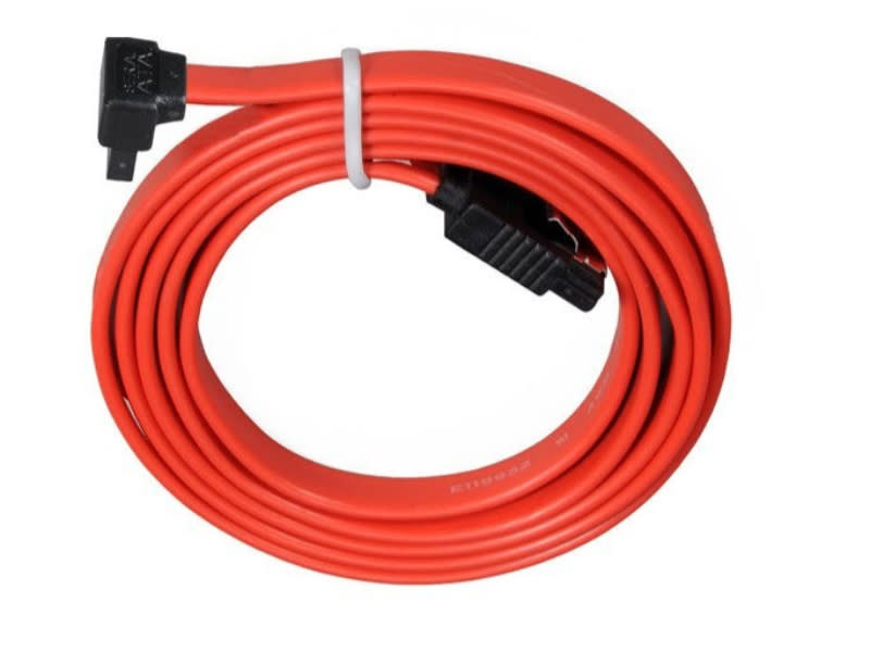 Lian-Li SATA Cable 90cm - with L-shape/90 Angle - Red