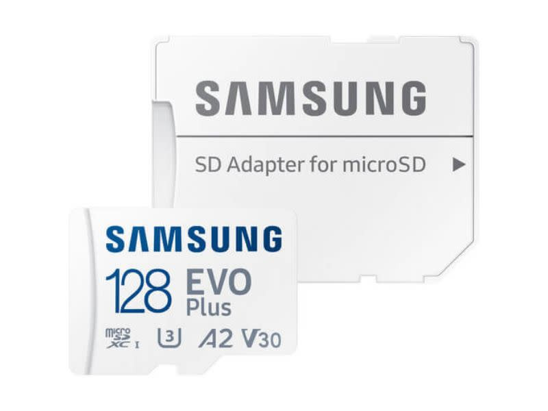 Samsung 128GB EVO Plus microSDXC Memory Card With Adapter