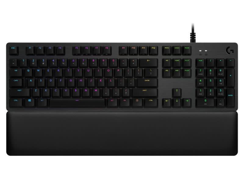 Logitech G513 LIGHTSYNC GX Brown Switches RGB Carbon Mechanical Gaming Keyboard