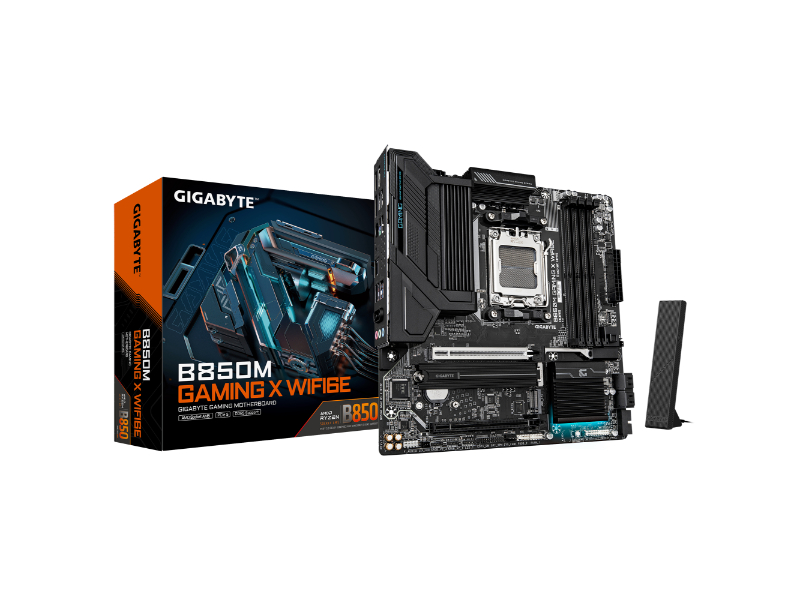 Gigabyte B850M Gaming X Wi-Fi 6E AMD AM5 Socket Micro-ATX Desktop Motherboard