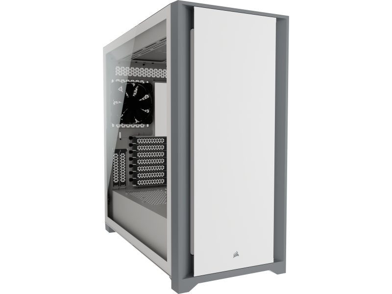 Corsair 5000D Tempered Glass White Mid-Tower ATX PC Case