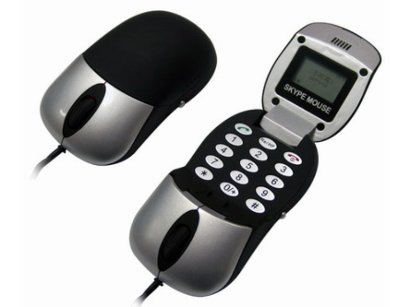 Unbranded Optical Mouse With Skype Phone