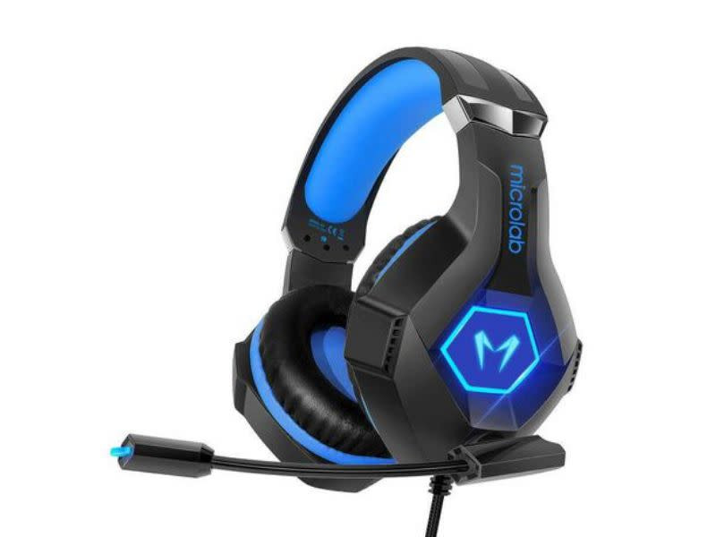 Microlab G7 Pro Gaming Headset + Microphone - Black/Blue