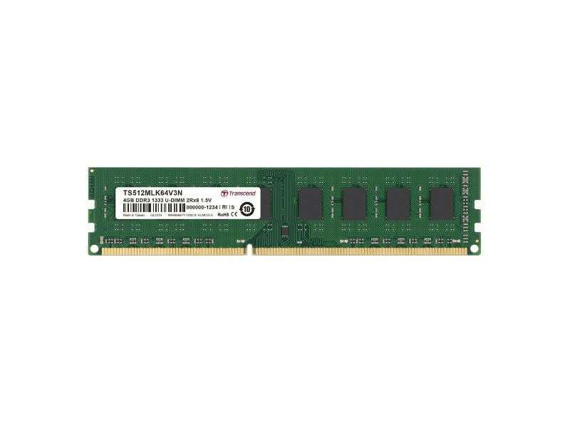 Transcend 4GB DDR3 1333MHz U-DIMM Desktop Memory Module