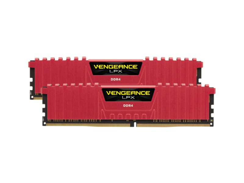 Corsair Vengeance LPX 8GB (2 x 4GB) DDR4-2800MHz CL16 Red Desktop Gaming Memory