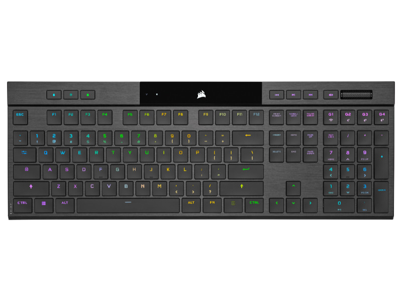Corsair K100 Air Wireless RGB Ultra-Thin Cherry MX Ultra Low Profile Switch Gaming Keyboard