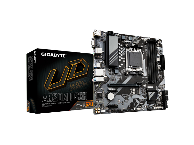 Gigabyte A620M DS3H DDR5 AMD Micro-ATX Motherboard