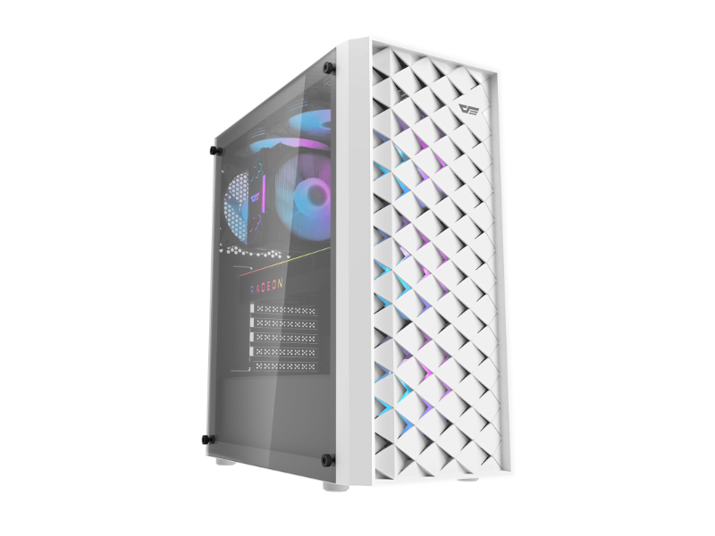 DarkFlash DK351 ARGB White Mid Tower Case