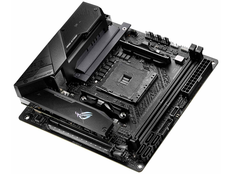 Asus ROG B550-I Strix Gaming Mini-ITX Desktop Motherboard | AMD ...